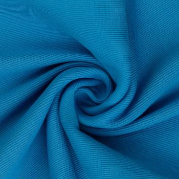 Bündchenstoff Grobripp Ozeanblau